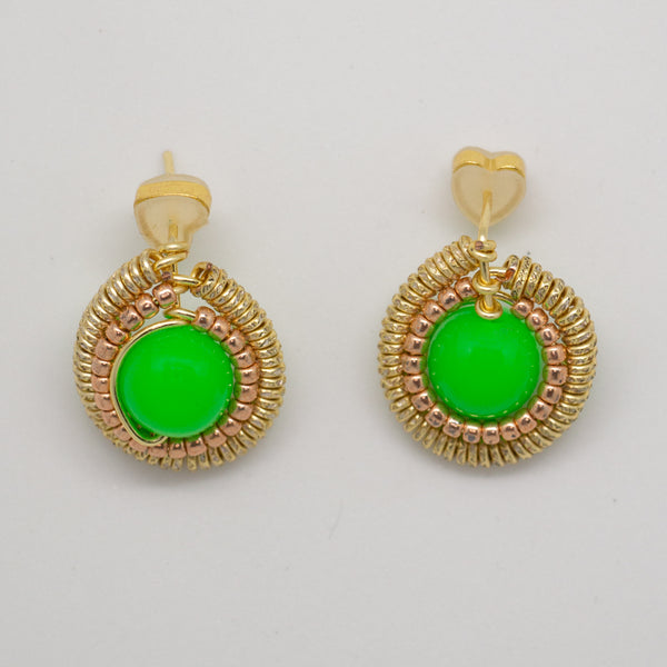 Combo aros combinables en tono Fluor y azul